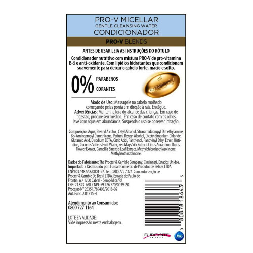 Pantene Pantene Conditioner micellr mild 10.1oz pump 10.1 Unce 2