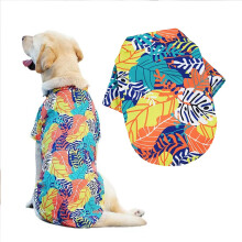 LHYZ PARK T-Shirts fr Haustiere mit Hawaii-Strand-Aufdruck, s fr kleine bis mittelgroe Hunde und Katzen, coole Sommerweste, Camp-Shirt, Klei