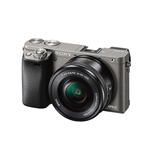 Sony Sony Alpha a6000 spiegellose Digitalkamera mit 16-50-mm-Objektiv Graphit (ILCE-6000L/H)