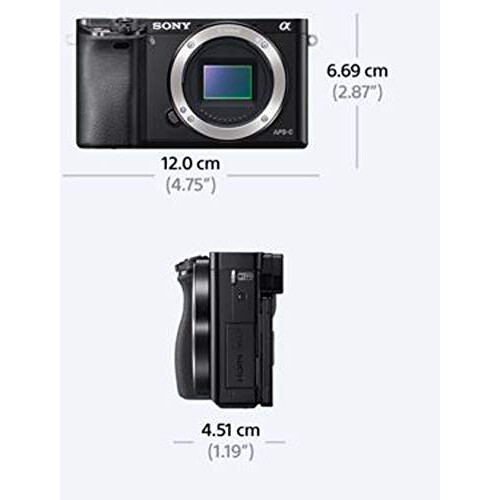 Sony Sony Alpha a6000 spiegellose Digitalkamera mit 16-50-mm-Objektiv Graphit (ILCE-6000L/H) 2