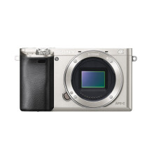 Sony Alpha a6000 spiegellose Digitalkamera mit 16   50 mm Objektiv, 24,3 MP (Silber)