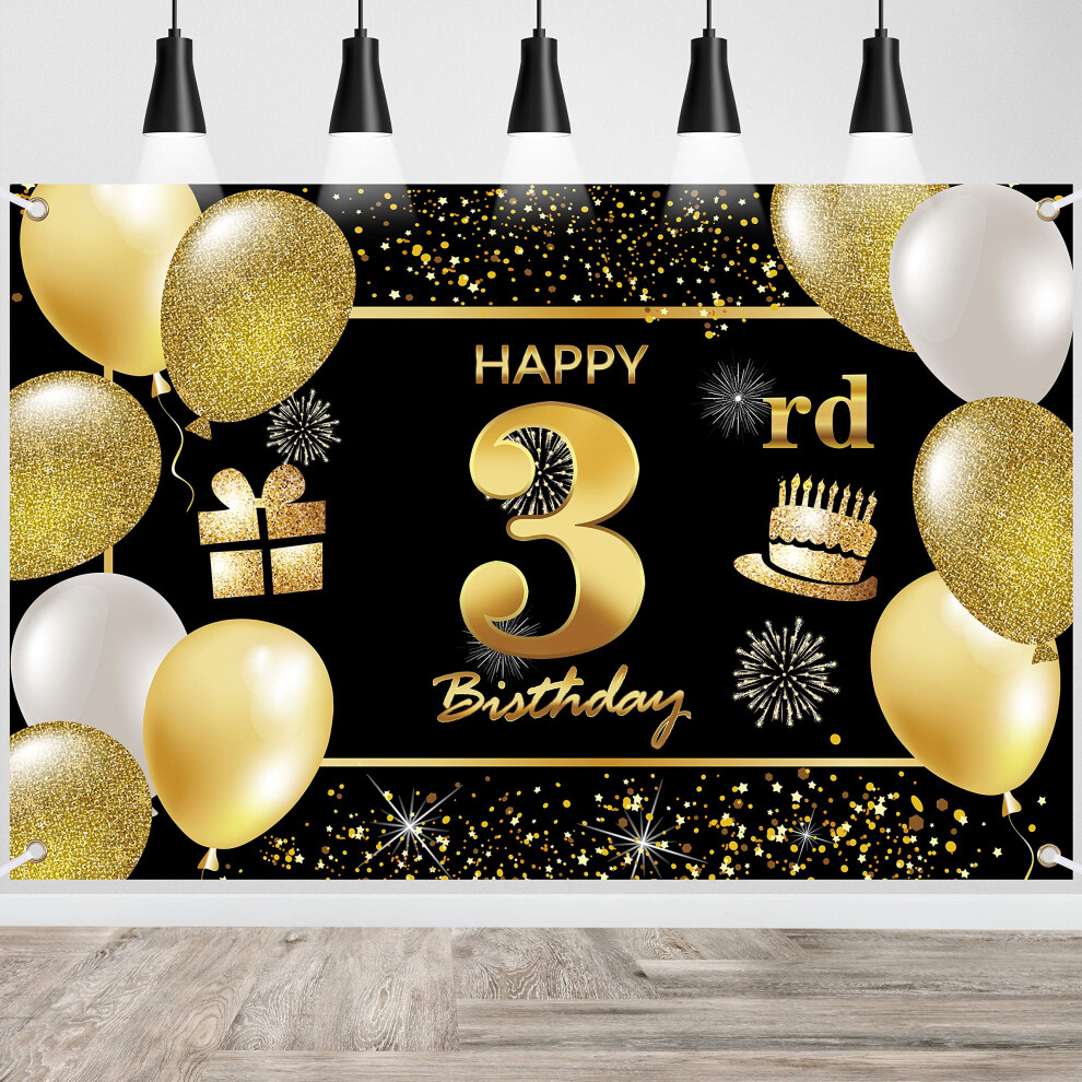 3 Me Banni Re De Joyeux Anniversaire - D Corations Pour La F Te D'anniversaire Pour Hommes-image
