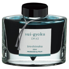 Pilot INK-50-SU reservoarpenna blck Iroshizuku Sugyoku Suidama 1,7 fl oz (50 ml) PILOT blck i glasflaska