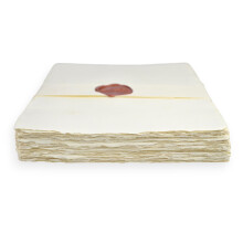 Kathmandu Valley Co. 8,5x11 pollici 100% Cotton 90 GSM Off-White Off-White Vintage Deckle Edie a mano carta da stampante fatta a mano da surplus tess