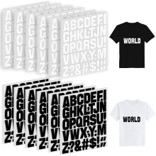30 arkkia Silitys kirjaimille 1200 kpl Silitys kirjaimille vaatteille Vinyyli 1,6 tuuman lmmnsiirtokirjaimet A-Z PU Aakkoset Tarrat Heat Press T-pa