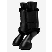 Botas de cavalo para escovao de malha com bordas de l LeMieux - Equipamento de proteo e equipamento de treinamento - Envoltrios e acessrio