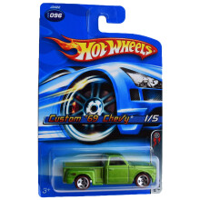 Hot Wheels Custom '69 Chevy #96 [Red Line] Green
