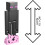 Mattel Pacote de 2 bonecos de ao e acessrios Mattel Minecraft com Enderman em conjunto de brinquedos colecionveis ????em escala de 3,25 polegadas 3