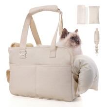 JourCraf Hondendraagtas voor kleine honden Zachtzijdig opvouwbare kleine hondendraagtas voor honden Middelgrote katten Puppy's tot 13 lbs Wasbare