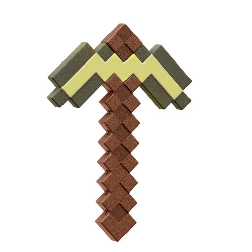 Mattel Mattel Minecraft Play-Play Battle Toy Accessory Collection avec conception pix   l   e Pickaxe 2