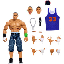 Mattel WWE Ultimate Edition John Cena 6-Zoll-Actionfigur und Zubehr-Set, 10+ Teile, inklusive austauschbarer Kpfe und Hnde (exklusiv bei Amazon)