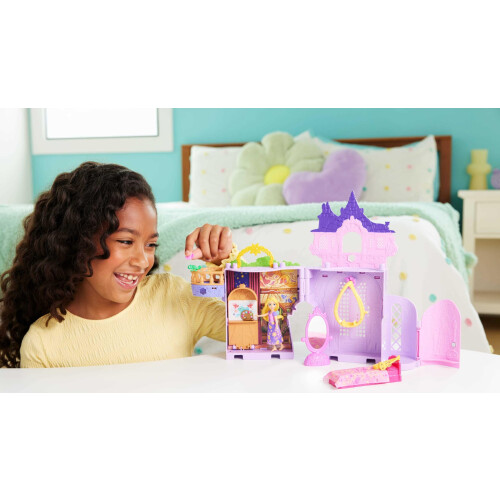 Mattel Rapunzel Stacking Castle with Doll and Accessories 1