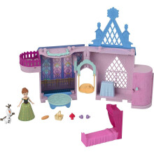 Mattel Disney Frozen Toys Storytime Stackers Anna's Arendelle Castle Stackable Doll House with Small Doll Olaf & 7 Pieces Inspired by The Movies