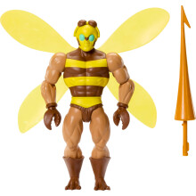 Masters of the Universe Origins Figura de ao Buzz-Off Cartoon Collection 5,5 polegadas TV Bee Leader dos anos 80 alado e culos de dardo