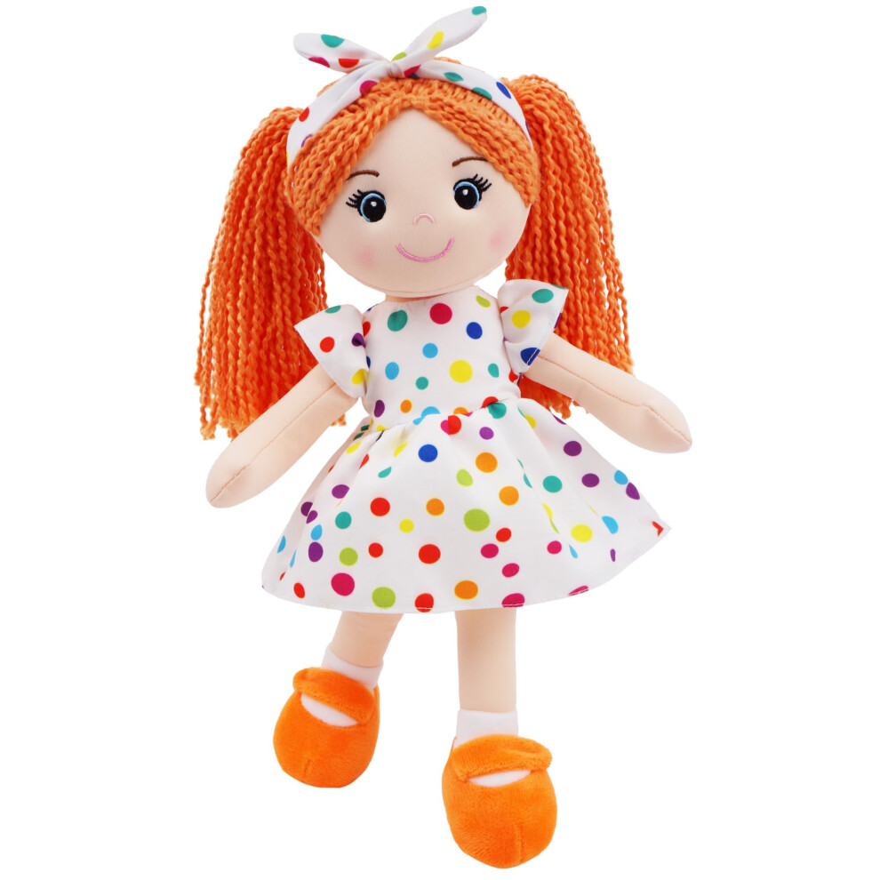 June Garden 18"""" Snuggle Cutie Sophie Glam Weiche, Kuschelige Plschpuppe Als Geschenk Fr Mdchen Knuddelpuppe Zum Knuddeln Trendiges Outf-image