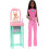 Barbie Barbie Baby Doctor com boneca morena usando uniforme rosa 1 boneca com acessrios e mveis 1