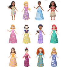 Mattel Disney Princess Speelgoed, Ultimate Prinsessenpakket met 12 Kleine Beweegbare Poppen