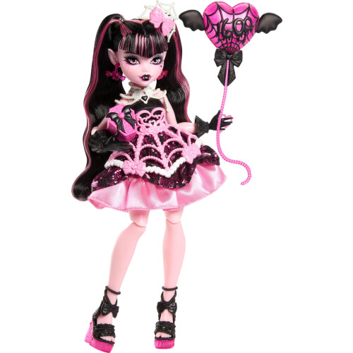 Monster High Draculaura-Puppe mit Partykleid und Accessoires