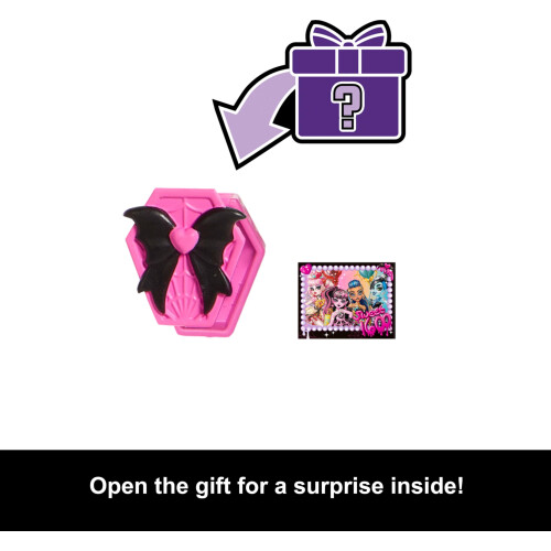 Monster High Draculaura-Puppe mit Partykleid und Accessoires 2