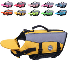 Colete salva-vidas VIVAGLORY para ces com colete salva-vidas flutuante frontal removvel para ces com acabamentos refletivos e acolchoamento ex