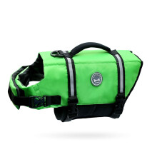 Colete salva-vidas para ces VIVAGLORY Ripstop para ces pequenos, mdios e grandes, colete de natao para ces com visibilidade e flutuabilidad
