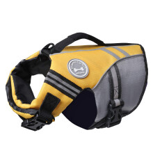 VIVAGLORY Hunde-Schwimmweste im sportlichen Stil mit verstellbarer und langlebiger extra Schwimmweste mit sicherem Befestigungssystem fr kleine Hund