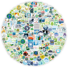 Earth Day Stickers 200Pcs Environmental Protection Stickers Vinyl Waterproof Stickers Pack for Water Bottles Laptop Computer Skateboard Kids
