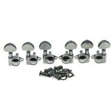 Wilkinson 3x3 estilo Roto Tuners de guitarra de tamao completo Capacidades de ajuste de la guitarra Cabeza de guitarra cabezales se ajusta a los Est
