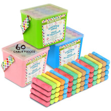Kid Made Modern 60er-Pack Straenkreide. 3 Packungen mit 20er-Kreide