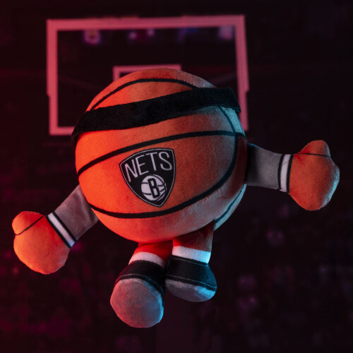 Bleacher Creatures Brooklyn Nets 8" Kuricha Basketball Zittend Pluche 1
