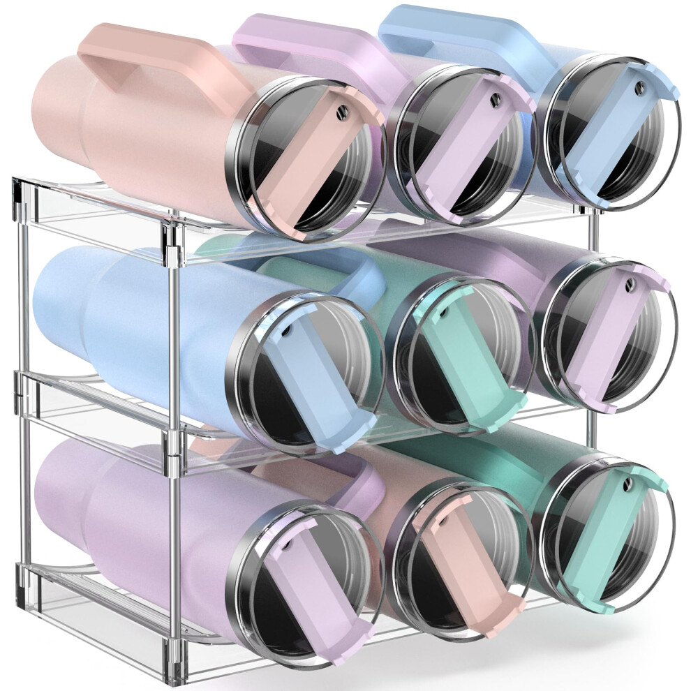 Hailmaor Organisateur De Bouteille D'eau Plus Grand Amlior Pour Stanley 40 Oz Avec Une Poigne Organisateur De La Coupe Stanley Pour Le Rangeme-image