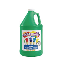 Coloraciones Pintura de temperatura sin parabeno para niρos - Verde vibrante de 1 galσn. No tσxico y hecho en los EE. UU.