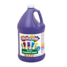 Coloraciones Pintura de temperatura sin parabeno para niρos - Violeta vibrante de 1 galσn. No tσxico y hecho en los EE. UU.