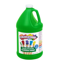 Coloraciones Pintura de temperatura lavable sin parabeno para niρos: tamaρo de valor de 1 galσn. Verde vibrante. No tσxico y hecho en los EE. UU.