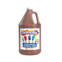 Coloraciones Pintura de temperatura lavable sin parabeno para niρos: tamaρo de valor de 1 galσn. Vibrante no tσxico marrσn y hecho en los EE. UU.