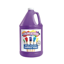 Coloraciones Pintura de temperatura lavable sin parabeno para niρos: tamaρo de valor de 1 galσn. Vibrante no tσxico morado y hecho en los EE. UU.