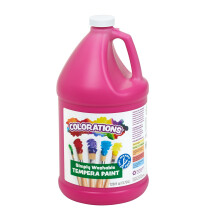 Coloraciones Pintura de temperatura lavable sin parabeno para nios: tamao de valor de 1 galn. Vibrante Magenta no txico y hecho en los Estados Un