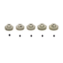KingVal Replacement 5PCS 48DP 3.175mm 28T 29T 30T 31T 32T Aluminium Pinion Motor Gear Combo Compatible with 1/10 RC Car Brushed Brushless Motor