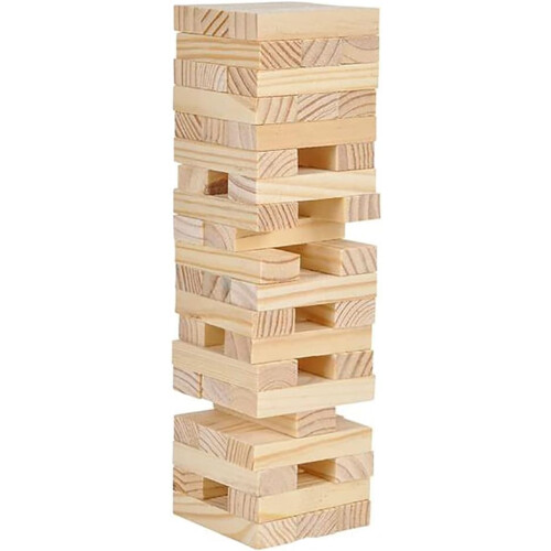 Trblock stapling Tumbling Tower Game Pull and Tumble Blocks Sensory Learning Game Night 6"""" tum (4-pack) 1