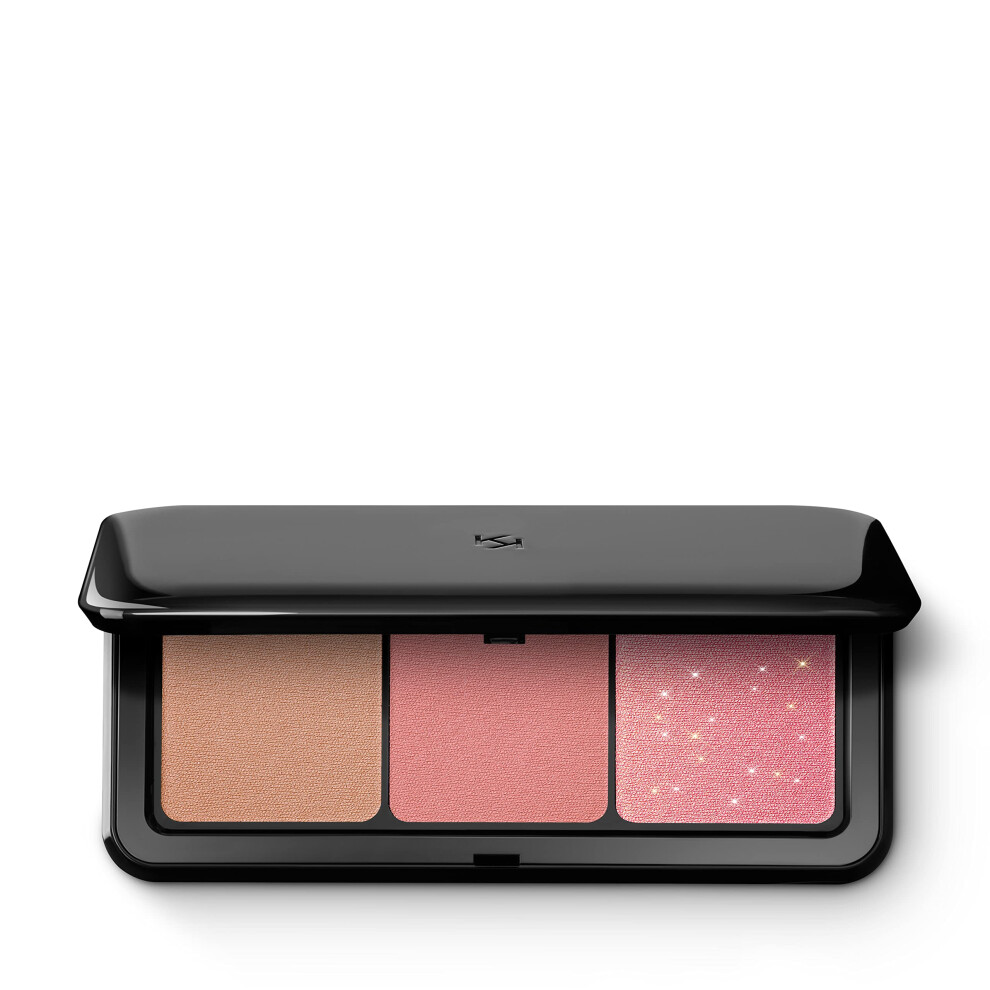 KIKO Milano Multi Finish Trio Blush & Bronzer Palette 02 | Face With 1 And 2 Blushes In Matte Metallic Finishes, 02 Mauve - Image 2