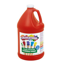 Coloraciones Pintura de temperatura lavable sin parabeno para niρos: tamaρo de valor de 1 galσn. Vibrante rojo no tσxico y hecho en los EE. UU.