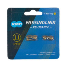 KMC Missing Link 11-nopeuksinen Titanium Gold (sininen)
