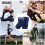 JUSDIQIR Ginocchiera 2 Pack, 1 Paio Supporti Compressivi per Uomini e Donne 2