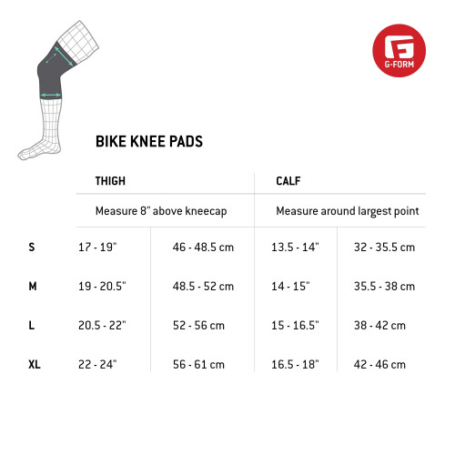 G-Form E-Line Kn?beskyttere Sort Voksen Small 1