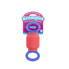 KRUMPLES Pully Rot | Taktiles Knirschspielzeug fr alle Altersgruppen ab 10 Monaten | Sensorisches Fidget | BPA-frei, splmaschinenfest | Erweiterbar
