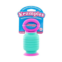 KRUMPLES Plungy Teal Sensorisches Saugspielzeug fr Kinder ab 10 Monaten | BPA-freies Silikon-Fidget | Frdert die Feinmotorik | Splmaschinenfest |