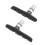 Kool Stop Thinline Bremsschuhe mit Gewinde, Paar Schwarz 2
