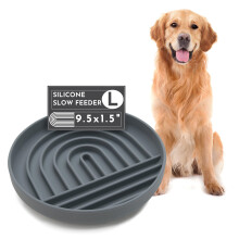 Sollen wir gehen? - Der Slowdown-Napf Silikon-Langsamftterer fr Hunde und Welpen, die sich langsam ernhren. Modernes Leckmatten-Design reduziert