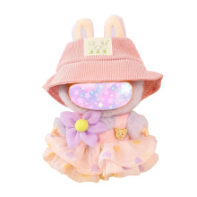 17-cm-Puppenkleidungsset (keine Puppe), 3-teiliges Kleider-Outfit-Set fr 6,7-Zoll-Puppen, Anzug, modischer, schicker Hut und Kleidungszubehr fr Pu