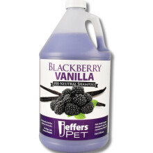 Jeffers Pet BlackBerry Vanilla Shampoo 1 Gallone Sanfte trnenfreie Formel fr empfindliche Haut, Aloe Vera und Kokosnussle, sicher fr Hunde, Kat